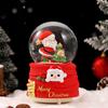 Drehende Karussell-Spieluhr mit Schneekugel-Effekt Kindergeburtstagsgeschenk Dekorative Harz-Musikinstrument Spielzeug
