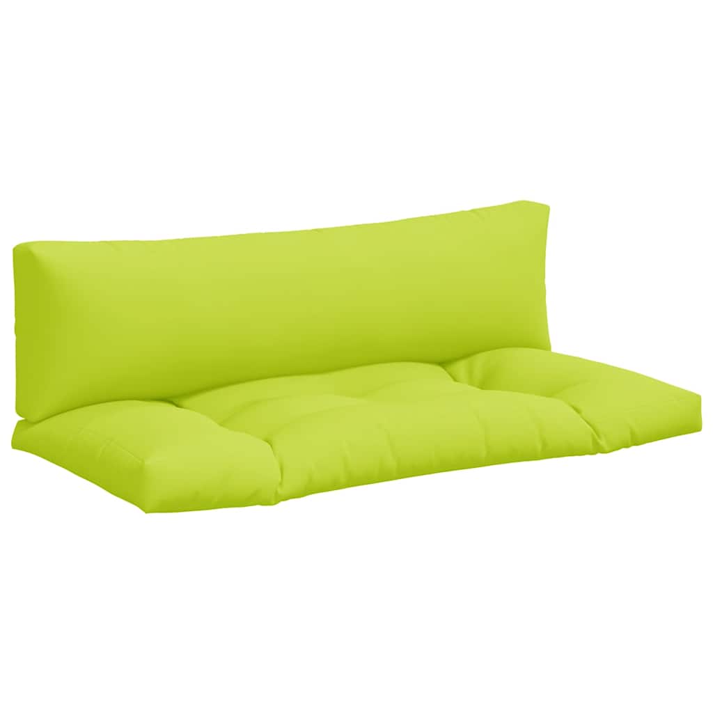 2 Piece Palette Cushion Set Neon Green Fabric