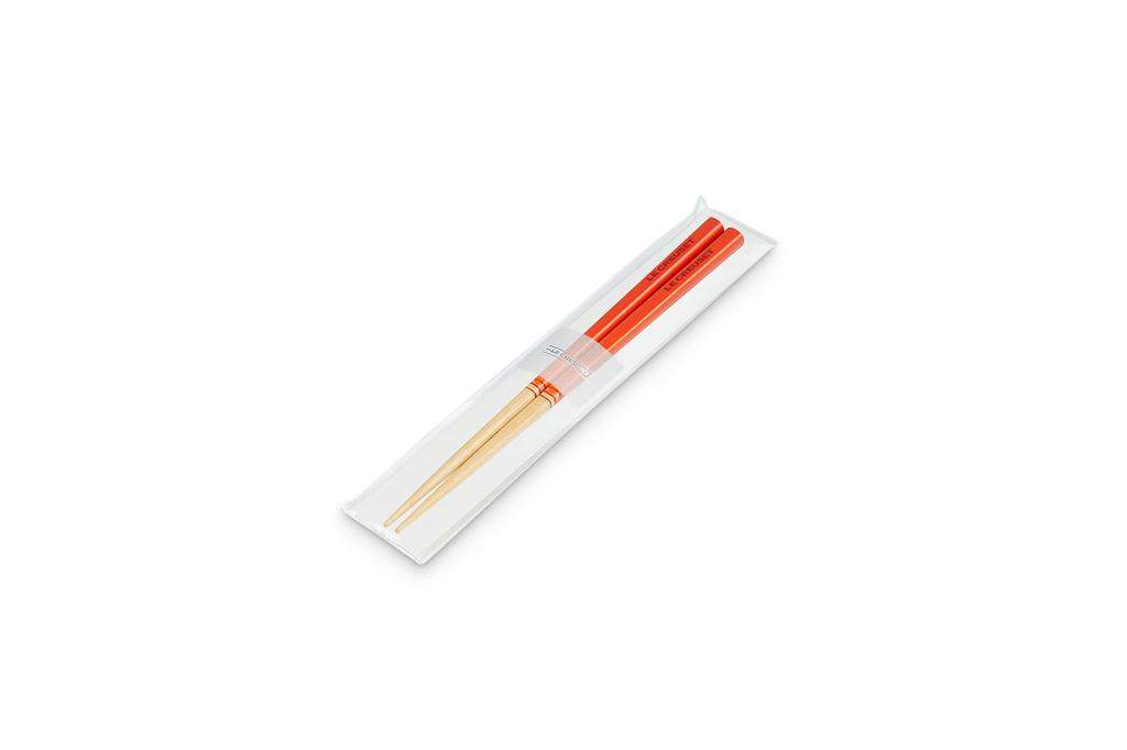 LE CREUSET Chopsticks Orange Made In Japan