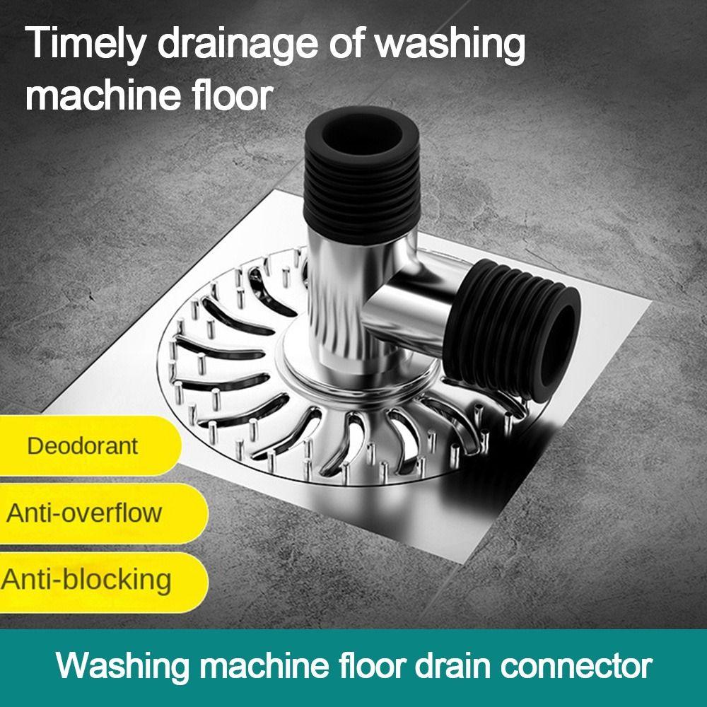 Double Purpose Washing Machine Floor Drain Cover Insect Prevention Sewer Special Elbow Pipe Joint