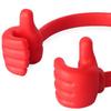 6Pcs Adjustable Thumb Mobile Phone Holder Portable Lightweight Universal Thumbs Shape Desk Tablets Cellphone Stand Home Office Decoration