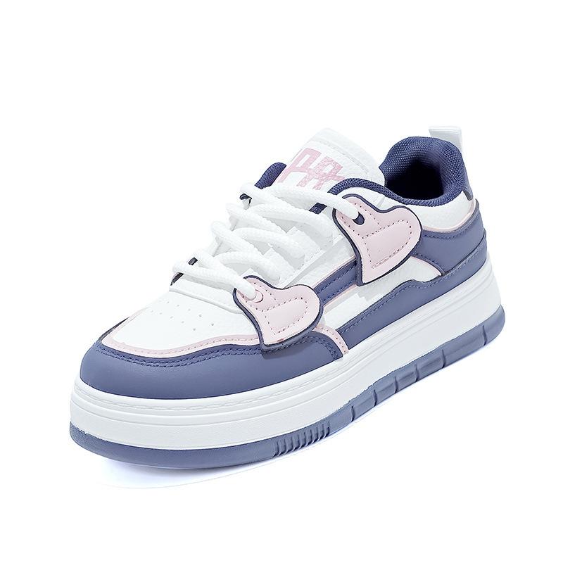 

thick-soled little white shoes women s spring, versatile niche board shoes 2025 new height-increasing Korean casual sports shoes 35