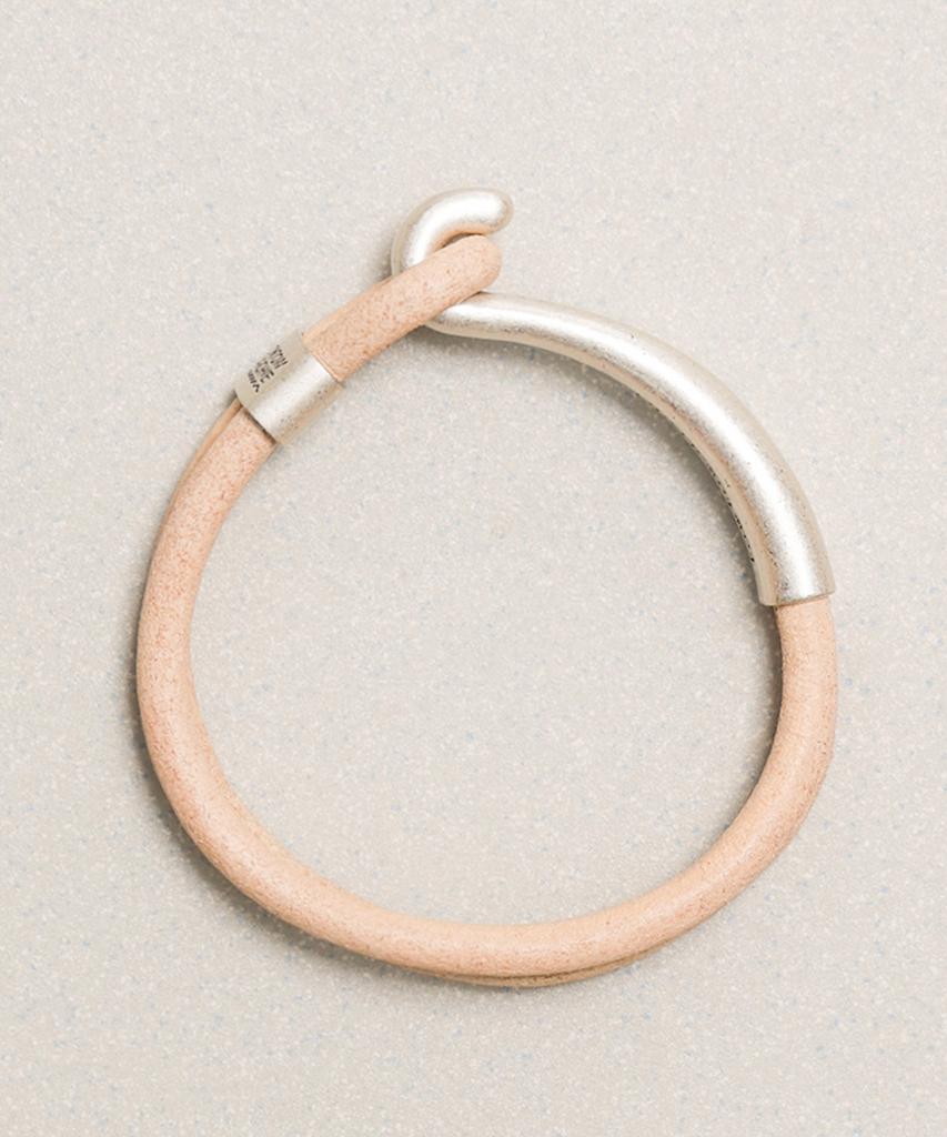 Towtow Archive Grit Leather Bracelet Vegetable