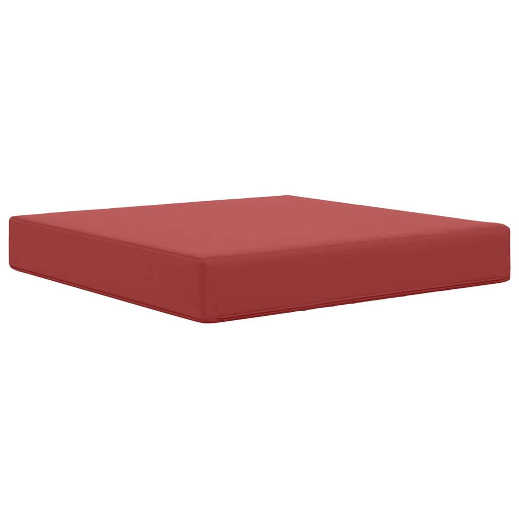 Outdoor Sofa Cushion Burgundy 60 x 60 x 8 cm Polyester