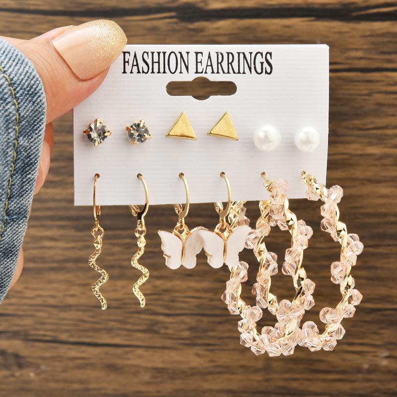 Chic Cross-Border Fashion Earrings for Women: Elegant and Versatile Ear Drops with a Bold, High-End Look