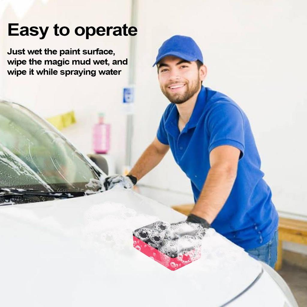 Clay Bar Scrubber, Clay Bar Block, Clay Bar Scrubber for Car Detailing, Contaminant Eraser,