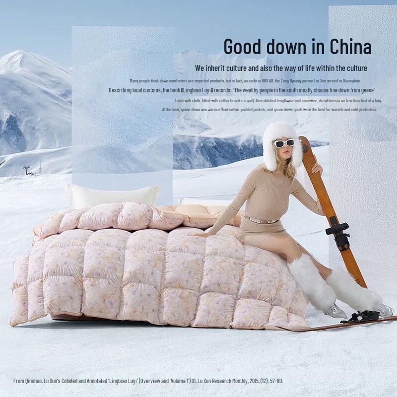 

Mercury Home Textiles Anti-Mite 95% Goose Down Winter Duvet