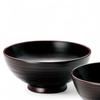 Set of 2 Lacquerware Made in J-kitchens Bowls, Wooden, Hand-Painted, Japan, PID-528701