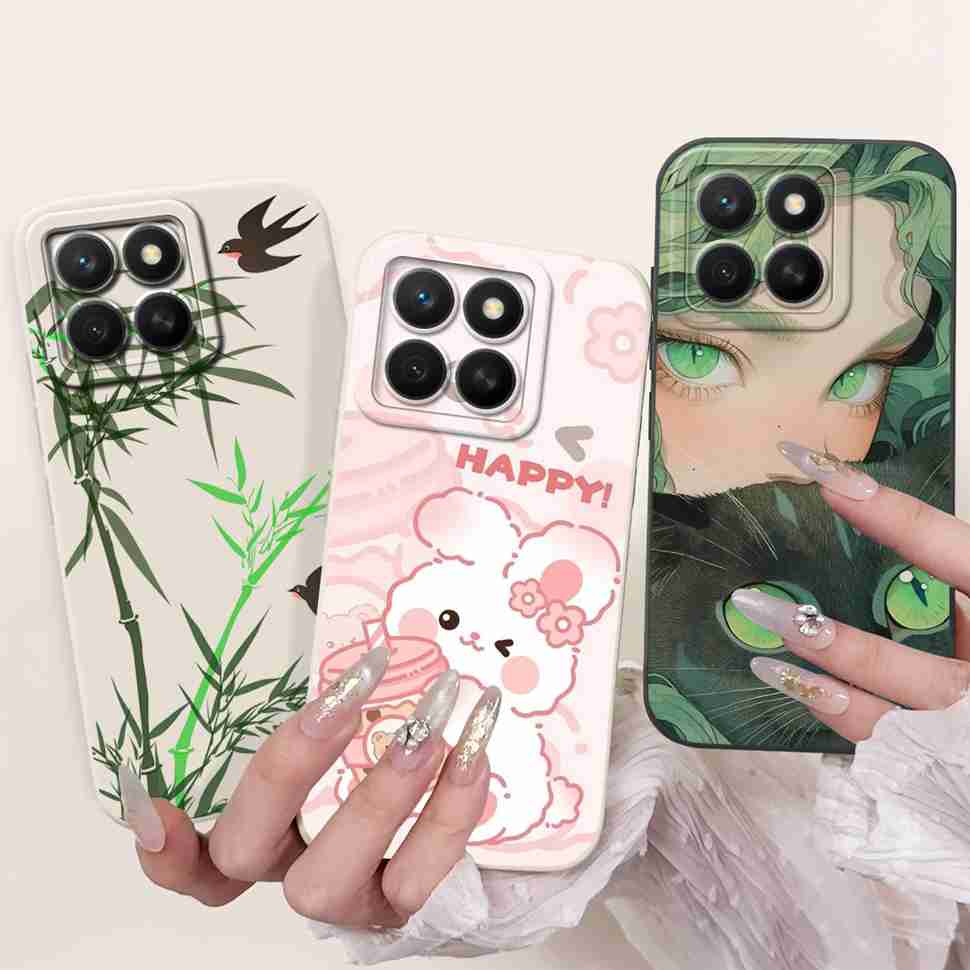 Shockproof For Honor X8C Protective Case Luckly Animal Soft Silicone Cover For Honor X8C X8B X7B X9B X6A X7A X8A X9A 4G 5G Capa