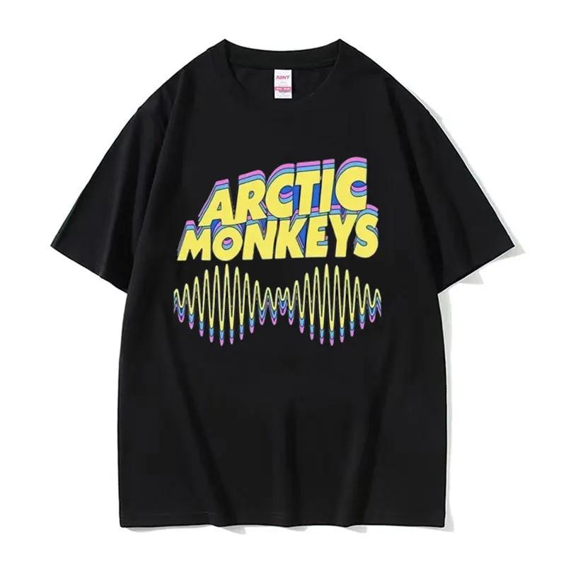 Vintage Favourite Worst Nightmare T Shirt Arctic Monkeys 505 Lyrics Print Tee Shirt for Men Women Hip Hop Punk Oversized T-shirt