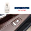 LHD Rear Window Lifter Switch Outer Frame Cover For BMW G12 2015- 740i xDrive 750i xDrive Door Window Switch Surround Frame
