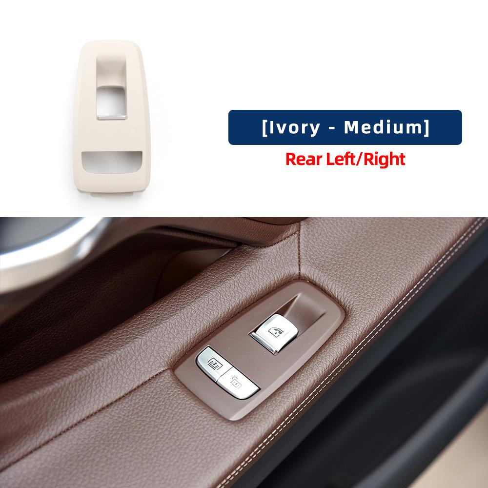 LHD Rear Window Lifter Switch Outer Frame Cover For BMW G12 2015- 740i xDrive 750i xDrive Door Window Switch Surround Frame