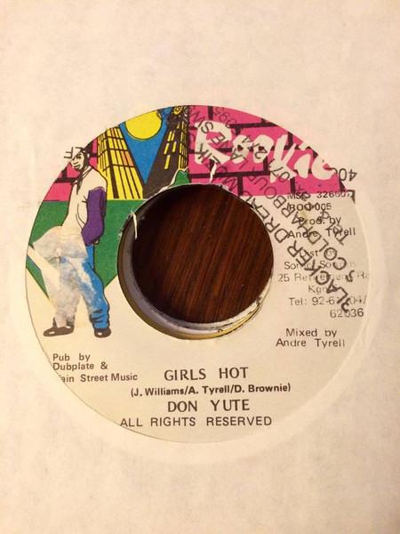 

7inch Record DON YUTE - Girls Hot ROO005 Rookie Jamaica Reggae, Ska & Dub Used