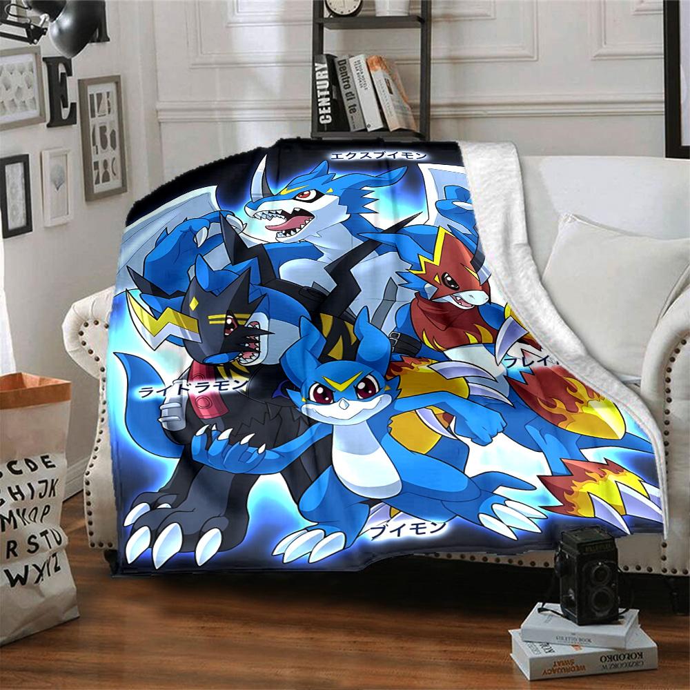 1pc Dragon Battle Heroic Quest Flannel Blanket,Ultra Soft Warm Plush Throw for Home Bedroom Bed Sofa Cover Camping Picnic gift Y72419