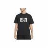 Nike Letter Logo Chest Print Short-Sleeve T-Shirt for Men In Black