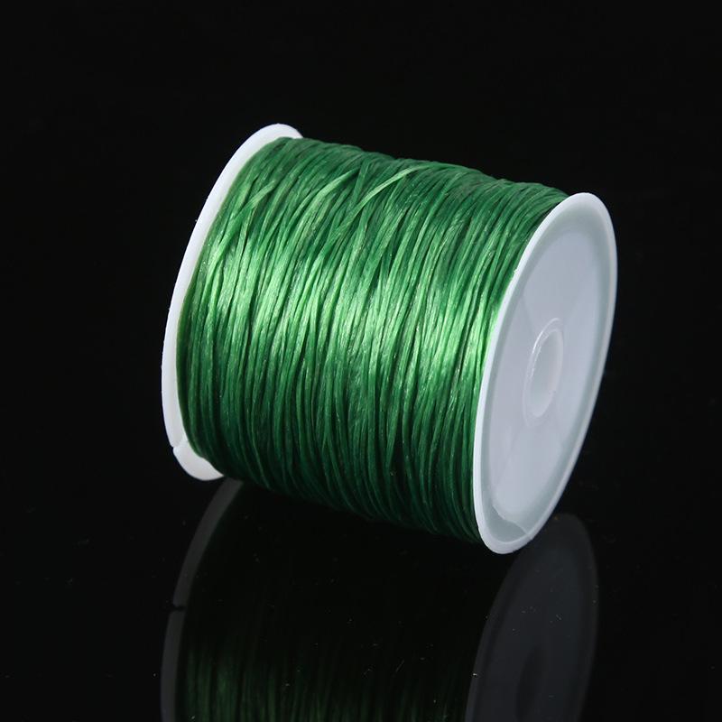 Elastic Cord for Round Crystal Buddhist Beads: Bracelet, Necklace, and Jade Beading String.