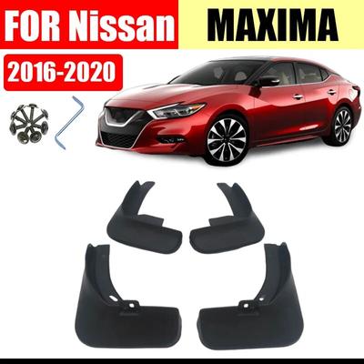 Guardabarros Para MAXIMA Guardabarros Aleta MAXIMA Guardabarros Protección Contra Salpicaduras Aletas Accesorios para Coche Estilo Automóvil Delantero Trasero 4 piezas