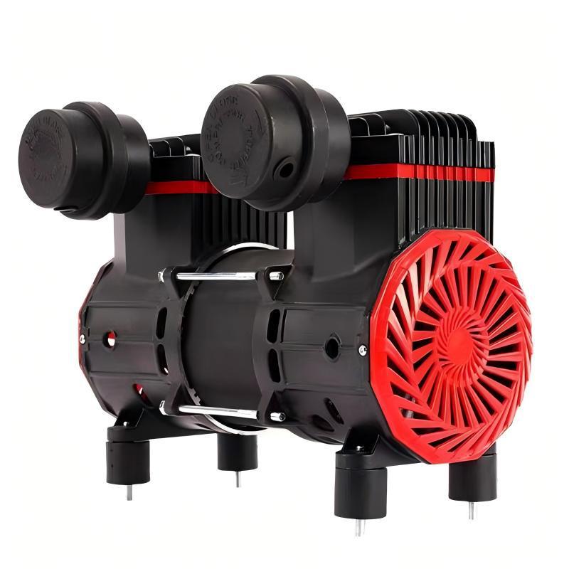 Ta Hu 550W/750W Oil-Free Air Compressor Pump Head, Copper/Aluminum Motor, Low Noise