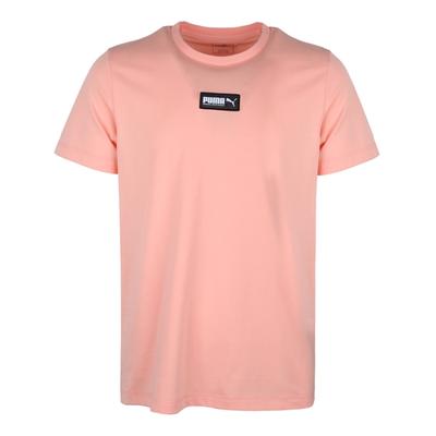 Basic Comfortable Minimalist Logo Pullover Short Sleeve T-Shirt Men T-Shirts Pink 844632-50