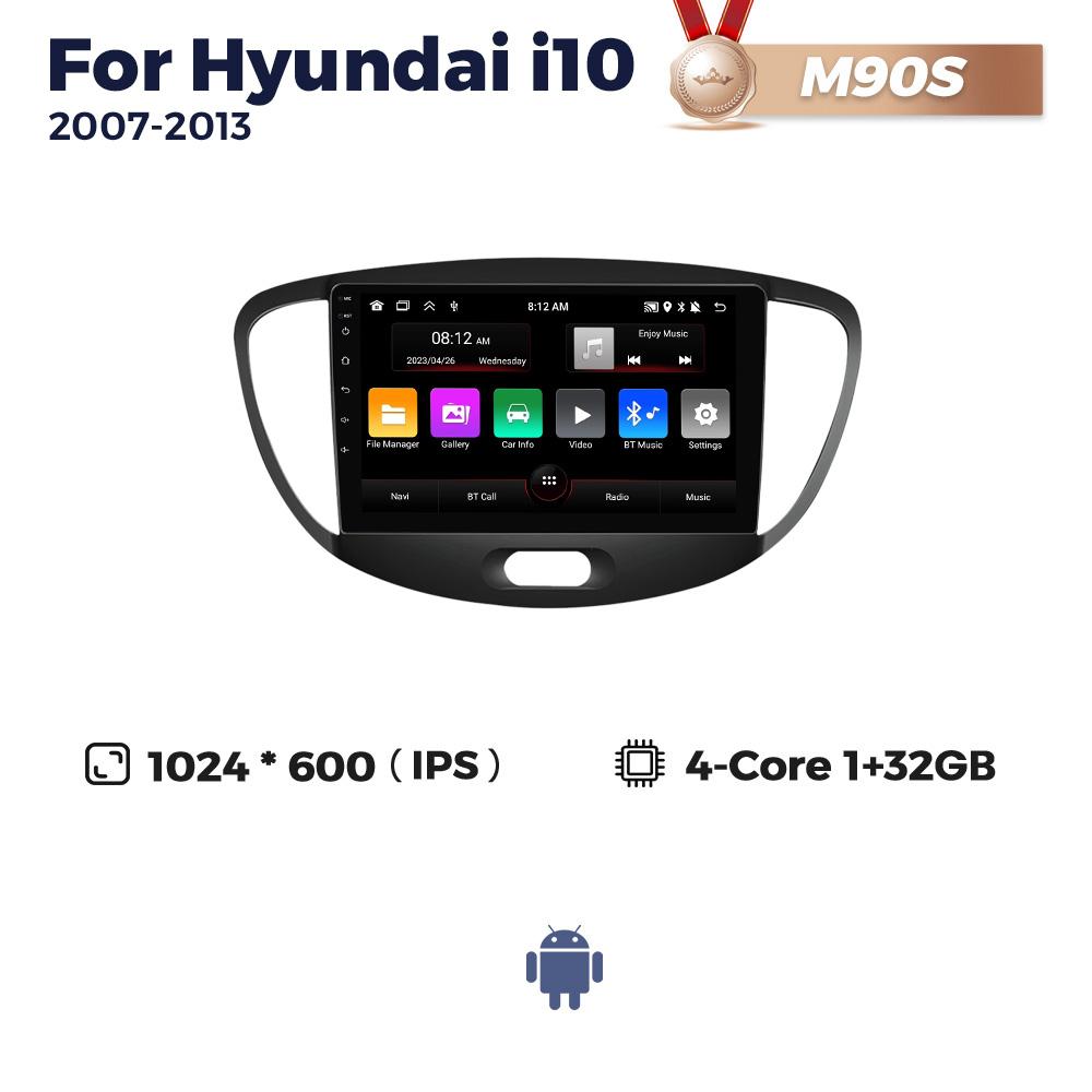 Navifly 8-Core 2Din Stereo New Android All In One Car Radio For Hyundai I10 2007-2013 Multimedia Video Player Carplay Auto Audio