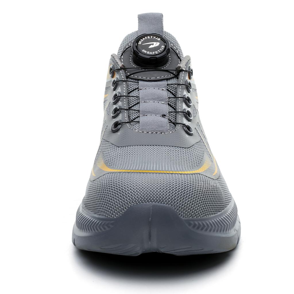 Men Sport Safety Shoes Work Sneakers Cushion Steel Toe Anti-Puncture Safety Work Shoe Breathable Lightweight Air Cushion Shoes