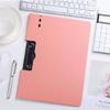 File Organiser Clipboard with Metal Clip Standard Size Flipping Clipboard Document Folder For Office School
