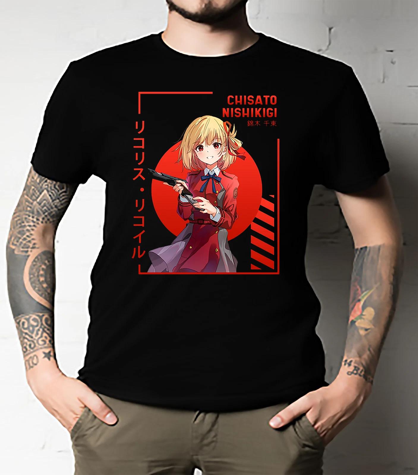 Men s and Women s T-shirts Chisato Nishikigi Lycoris Recoil S
