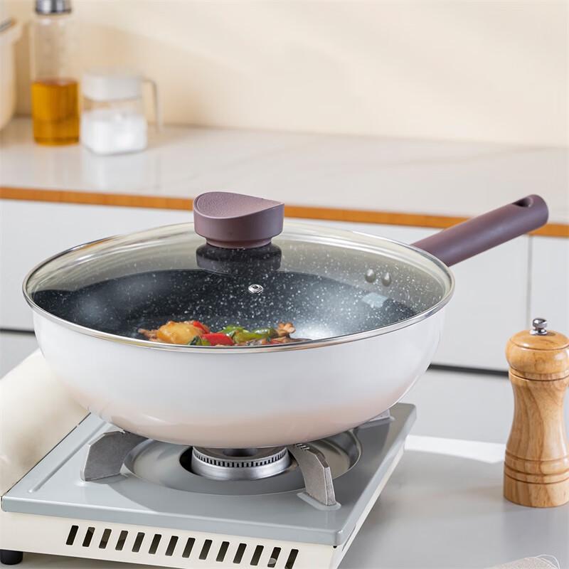 Debo Cappuccino 30cm Non-stick Wok DEP-950