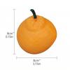 Stressabbau Weiche Simulations-Orange, Langsam aufsteigendes Knetspielzeug zur Angstbewältigung, Niedliche Zitrus-Fidget-Sensorik-Spielzeuge für Erwachsene