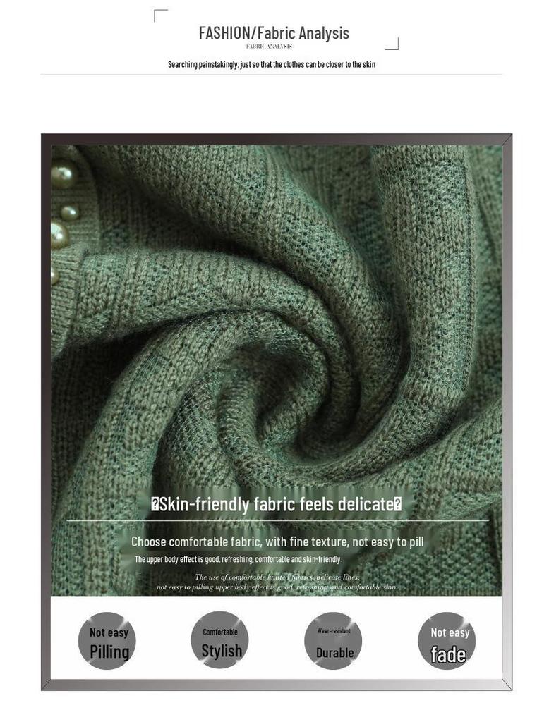 Mamas Herbst-Strickpullover mit V-Ausschnitt: Modisches, lockeres, warmes Oberteil für Frauen mittleren Alters und ältere Frauen