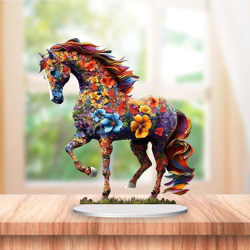 Creative Design Colorful Artistic Horse Home Desktop Decoration Ornament