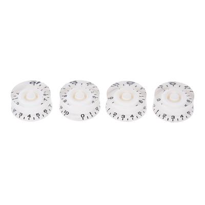 4 boutons de contrôle de vitesse, volume et tonalité pour guitare Gibson Les Paul Pièces de rechange pour guitare électrique Blanc