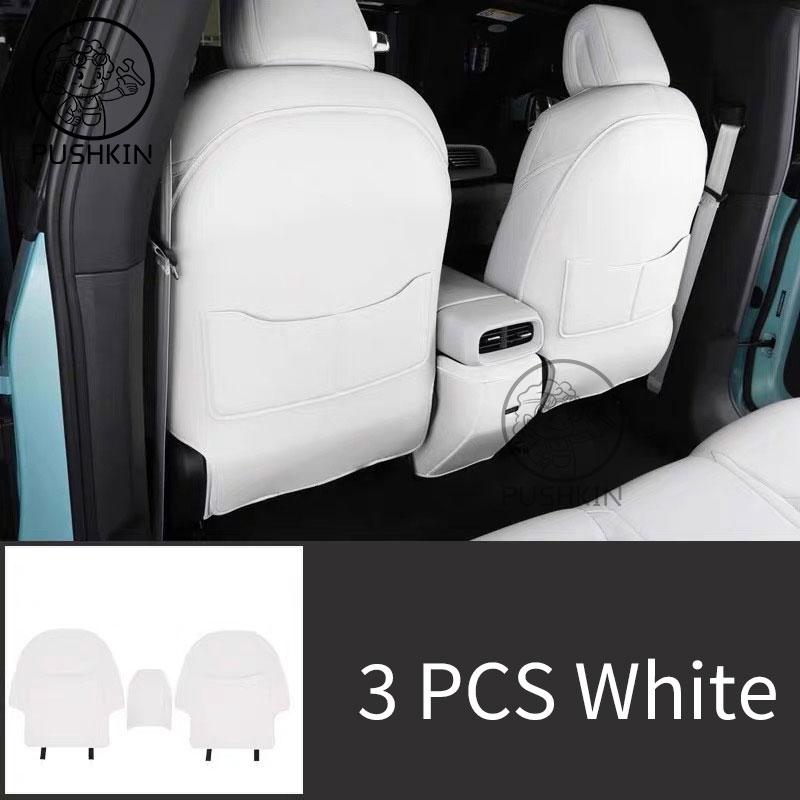 For Xpeng G6 2026 2025 2024 Leather Seat Back Kick Protector Backseat Kick Mat Seat Cover Waterproof accessories