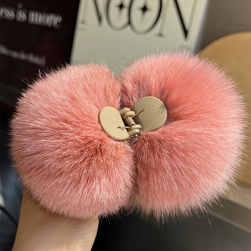 

Fox Big Hair Ball Захват для волос Зажим для волос на затылок Зажим-акула для волос Плюшевый головной убор Премиальные аксессуары для волос