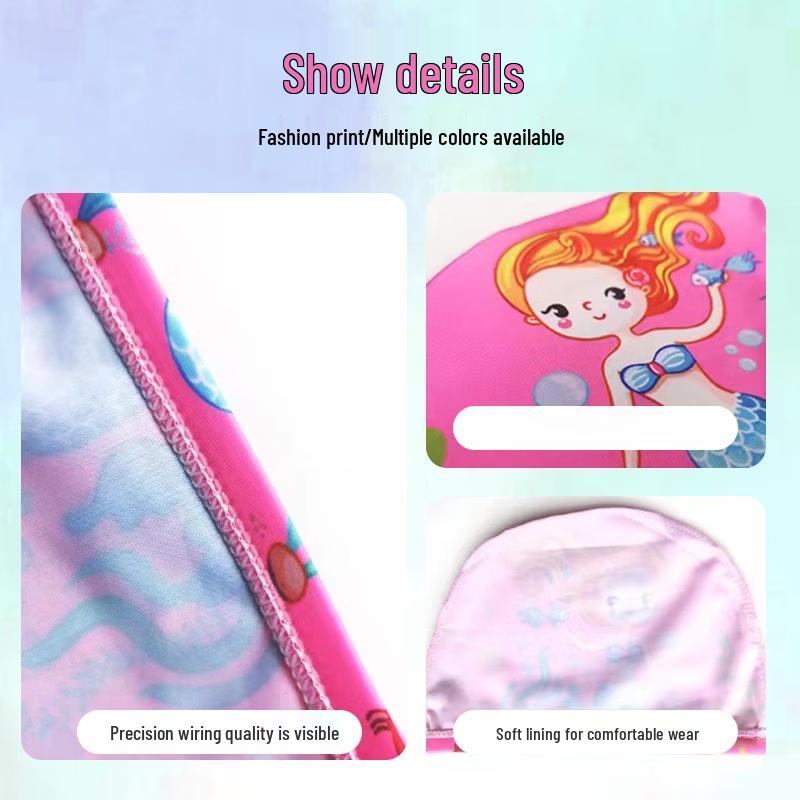 Children's Ear-Protecting Swimming Cap