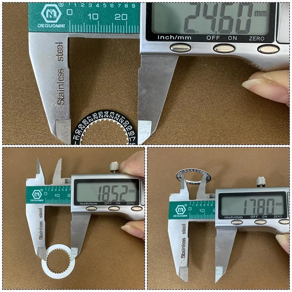 Movement Modified  Watches Calendar For NH35 Black/White Watch Calendar Disk 3 O'clock Date Disc Accessories