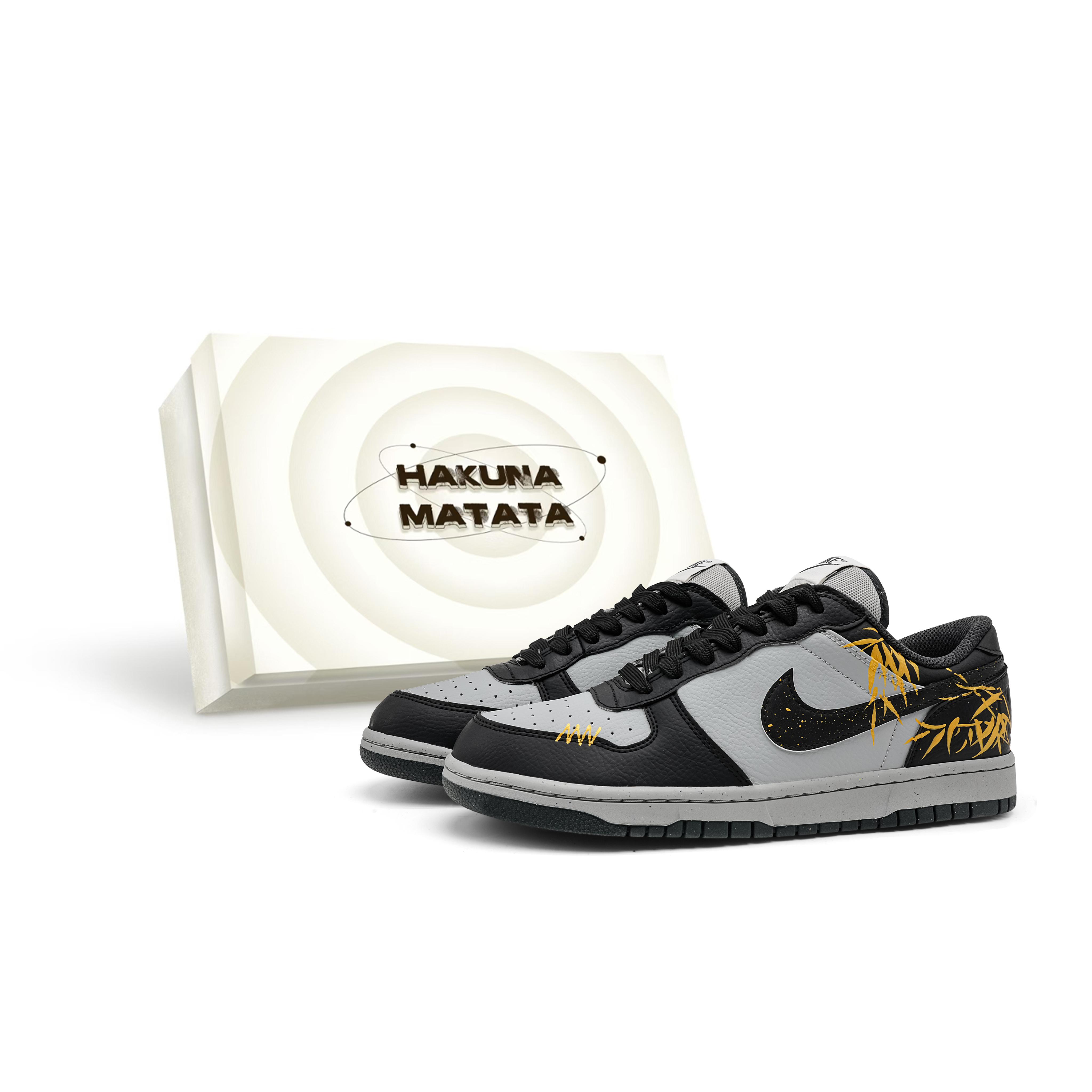 

Nike Big Low Gold Bamboo Box Edition Slip Resistant, Abrasion Resistant, Breathable Low top Skateboard Shoes Men s 355152-017(Team1576-) 44