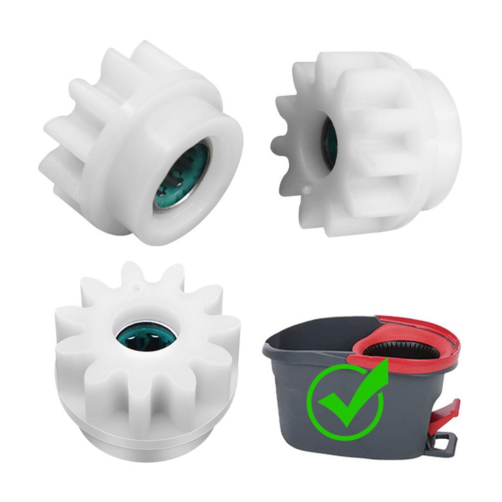 2 Bucăți Mop Pedal Mătură Spin Înlocuire Rulment Ambreiaj Unidirecțional Roți Dințate pentru Găleată OCedar Easywring Rinse Clean