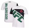UFC Mouth Cannon Connor McGregor Men's Short Sleeve MMA Mixed Martial Arts Training Sanda Suit Skinny Quick Drying Suit