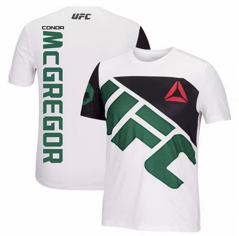 UFC Mouth Cannon Connor McGregor Men's Short Sleeve MMA Mixed Martial Arts Training Sanda Suit Skinny Quick Drying Suit