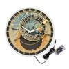 Orologio da parete Praga Repubblica Ceca per camera da letto Costellazione Decorazione per la casa Orologio con stampa astronomica Orologio per amanti dell'astronomia Regalo