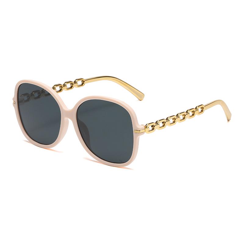 

2026 UV Protection Hong Kong Style Oversized Round Sunglasses for Women and Men - Slimming & Stylish for Summer Driving