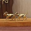 Animal Brass Ornaments Hairless Dog Puppy Entrance Coffee Table Decoration Decoration Hairless Dog Animal Desktop Ornaments