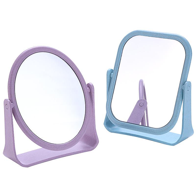 European Double-Sided 360° Rotating High-Definition Makeup Mirror
