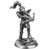 Solid Metal Dwarf  Warrior Metal Soldier Miniature Tabletop Game Piece Car Decor Birthday Gift for Men Collectible Ornament