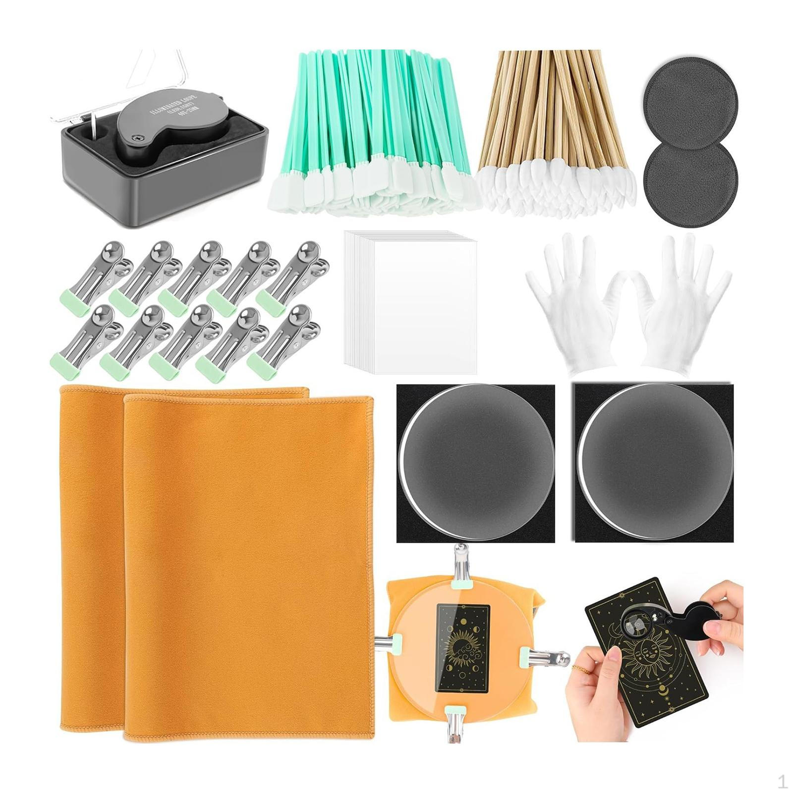 Trading Card Cleaner Tool Kit Daily Wiping Practical Repair Accessories