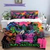 The Munsters Pattern Bedding Set Quilt Cover Pillowcase Home Decor Gift (1 * duvet cover + 2 * pillowcase, without core)