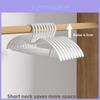 Plastic Clothes Hanger Set With Thickened No Trace Spacesaving Design For Home Use