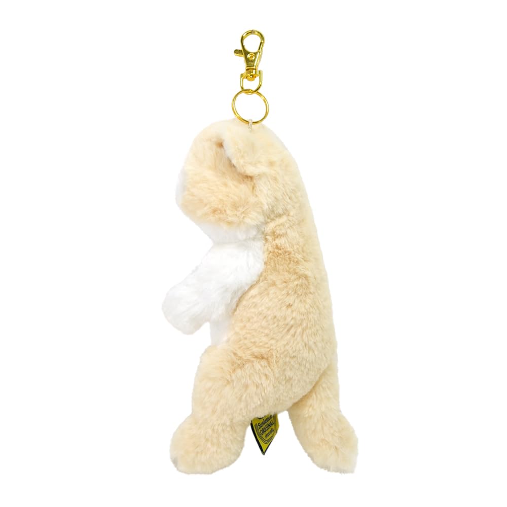 Sunlemon Knee Cat Sleeping Keychain CR 8 x 10 x 24cm Bag Charm Keychain Cute Animal Cat P-1943
