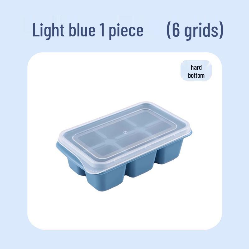 

Силиконовый лоток для кубиков льда с крышкой - Заморозка детского питания, Форма для ледяных шариков, Мини-форма для льда для домашнего использования